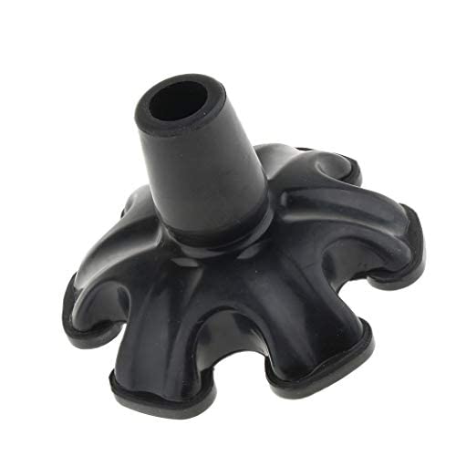 Embout Stabilisateur en Caoutchouc Pour Canne et Bequille avec 6 Pieds Anti-dérapant Cover