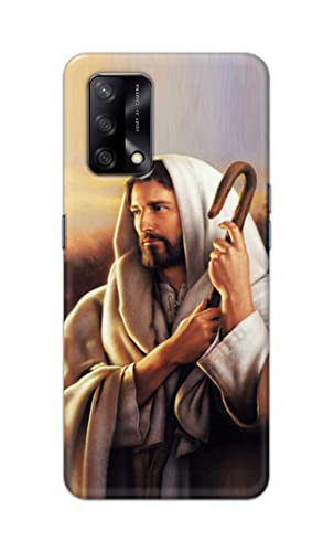 Image of PRINTFIDAA Catholic Image of Jesus Christ from Slovakia Hard Back Cover for Oppo F19 / Oppo A74 4G Back Cover -(P6) KAT1003
