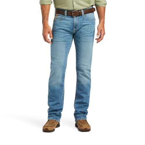 's M7 Hartwell Julian Medium Wash Stretch Slim Straight Jeans - 10039614 29w X 36l Us