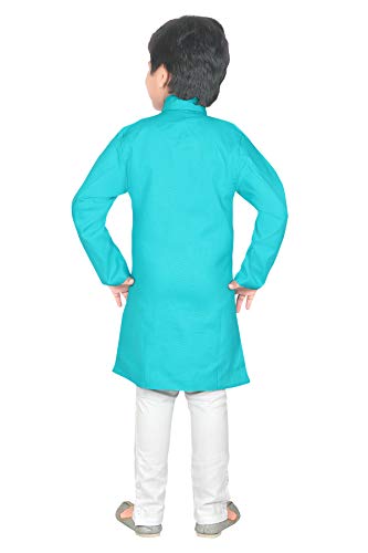 Image of AHHAAAA kids ethnic wear Indo Western Kurta Pyjama Set for Boys