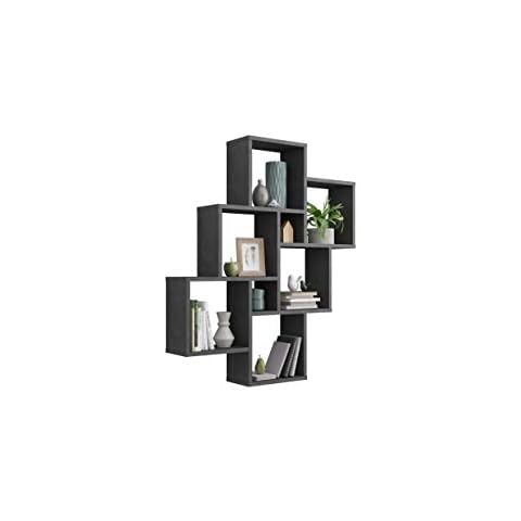 FMD furniture Wall-Mounted Shelf, Particle Board, Approx. 81,2 x 94,3 x 15,7 cm Cover