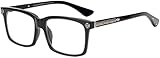 Classic Thick Square Frame Clear Lens Glasses for Women Men Non Prescription Eyeglasses