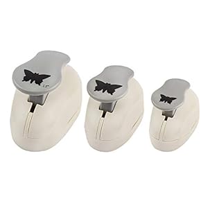 Ideen mit Herz Schmetterling Papierstanzer, 3 Stück