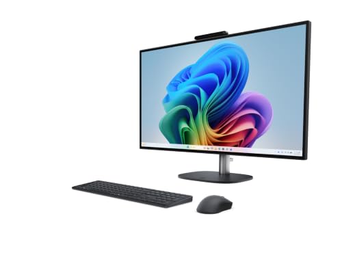 Image of HP OmniStudio 27 inch Touch AIO AI PC w /Ultra 7 355 CPU, 64GB DDR5 RAM, 4TB Gen4 SSD, WiFi 7, FHD 120Hz Touchscreen, Webcam, W11Pro, RJ45, HDMI, Adjustable All-in-One Desktop Stand & Wireless KB+Mouse