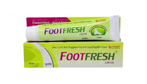 FootFresh Cream for Cracked Heels & Rough Feet (25 gm Pack of 2)