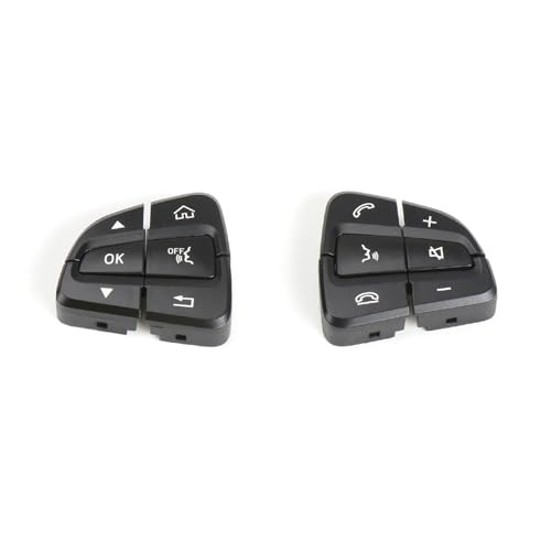 Boutons de commande au volant de finition premium marron pour Mercedes W205 et W253
