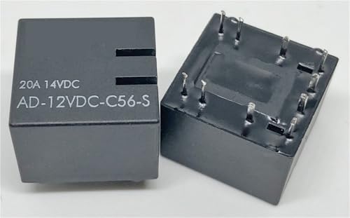 Relais 10 broches AD-12VDC-C56-S KD-2C-12V pour circuits imprimés