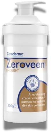 Zeroderma Zeroveen Emollient 500g - 2In1 Moisturising Cram And Wash With Natural Oatmeal