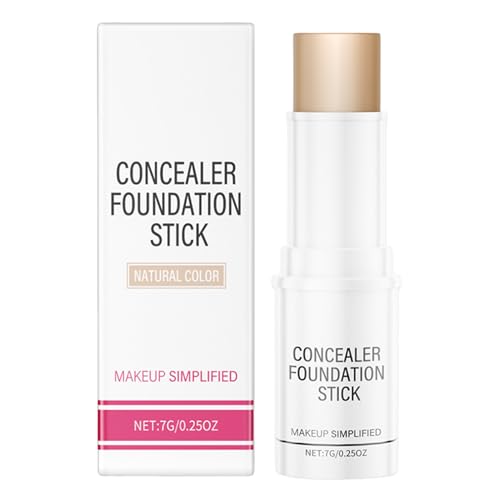 yupeuooe Barra Correctora Y Base De Maquillaje | Stick De Maquillaje Corrector Y Primer 7g,Primer Corrector Suavizante Facial | Para Vacaciones Bodas Desplazamientos Oficina Gimnasio Viajes Exterior