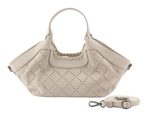 Sac à main FREDsBRUDER Hey Lovely Collection Small Shopper écru en cuir