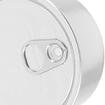 iplusmile 180ml Self-seal Tin Can with Lid, 10pcs Press-In Food Container, Empty Pet Food Can Snack Containers, Refillable Airtight Tin for Fish Meat