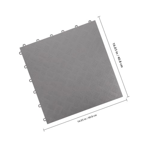 Dalles de sol antidérapantes emboîtables épaissies en polypropylène - 2