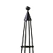Achla Designs OBL-01, 61-in Wrought Iron Garden Obelisk Trellis, H, Graphite