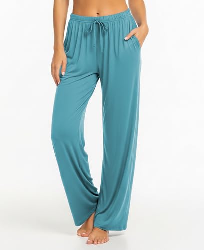 Sexy Basics 3 Pack Buttery Soft Pajama Pants for Women | Comfy Casual Lounge Pajama Bottoms | Drawstring & Pockets Pj2