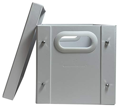 Checkoutstore 1 White 7" Vinyl Record 45 Rpm Storage Box #TOP3