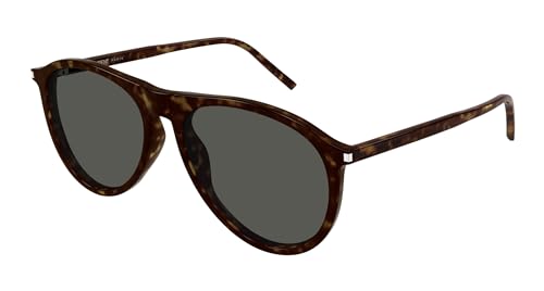 SAINT LAURENT SL 667 Gafas, Havana-Havana-Grey, 56 Unisex Adultos