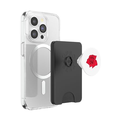 PopSockets PopWallet MagSafe Rose porte carte iPhone et support grip - 3