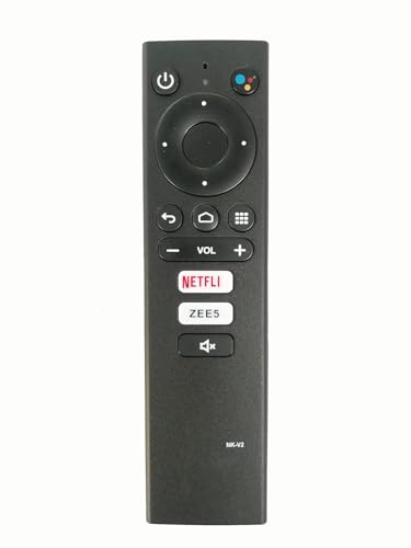 Image of LipiWorld NK-V2 LED LCD Smart TV Remote Control (with Voice) Netflix Zee5 Fucntion Compatible for Nokia Tv Remote