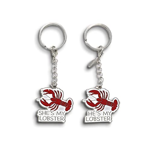 FRIENDS Lobster Couple Keychain Set Amazon.in Bags, Wallets and Luggage