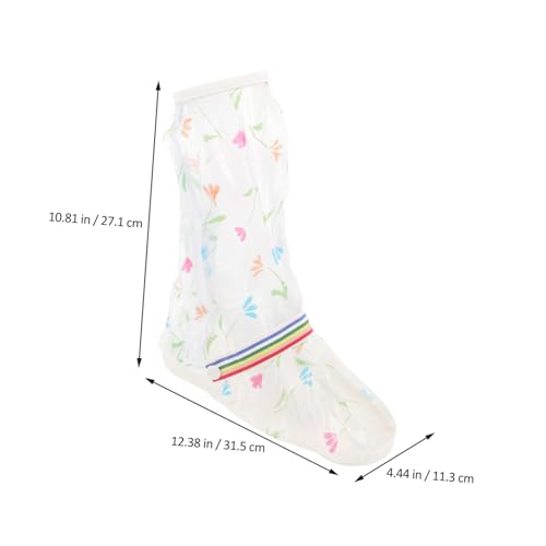 Abaodam par cubre zapatos reutilizables, protector impermeable con suela gruesa para deportes miniatura 5