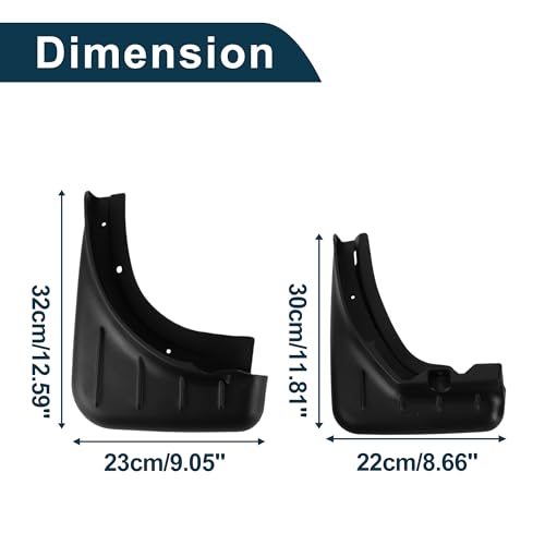 Image of Mud Flaps Splash Guards for Porsche Cayenne 2018-2023 W /Mount Accessories Mud Guards Front and Rear 1 Set