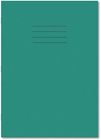 Hamelin A4 8 mm Ruled and Margin 80 Pages Exercise Book - Dark Green (Pack of 50), 100101168