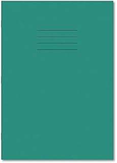 Hamelin A4 8 mm Ruled and Margin 80 Pages Exercise Book - Dark Green (Pack of 50), 100101168