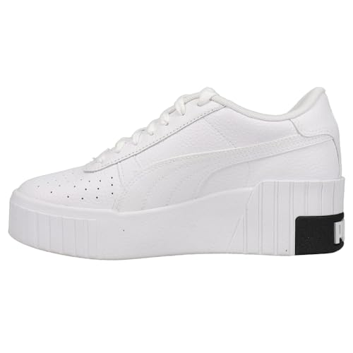 Image of PUMA Womens Cali Platform Sneakers Shoes Casual - White