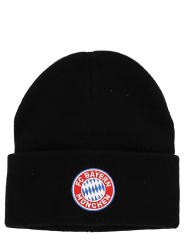 FC Bayern München - FC Bayern München I Strickmütze Logo I Unisex I Schwarz