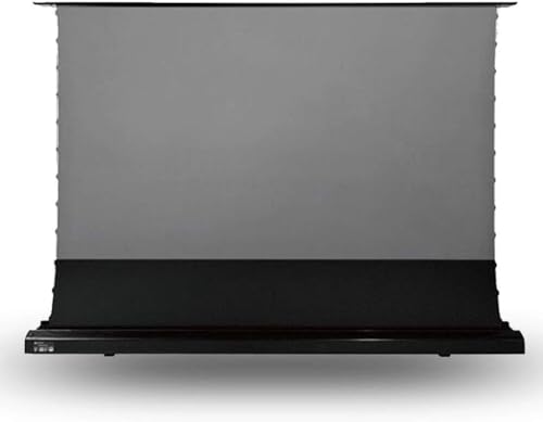 Projection Screen, Projector Curtain, 92 inch 16:9 Floor Rising Electric Anti Light Motorized Projection Screen for Short Throw Projector (Color : 84inch)