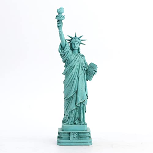 Veronese Design Statue de la Liberté en résine peinte à la main 31 cm