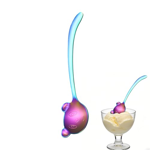 Cucharas de Postre Pequeñas | Utensilios de Servicio de Acero Inoxidable Panda, Cucharas Pequeñas - Para Cocina, Hotel, Cena, Restaurante, , Almuerzo, Almuerzo