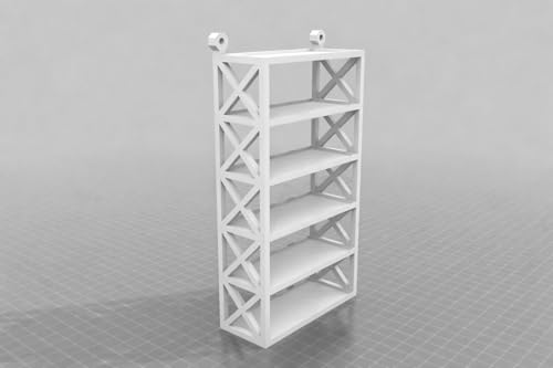 Image of 5-Car Display Rack - Premium Matte Black Tabletop Organizer with Tire Slots & Side Guards for 1:64 Scale Diecast Cars (Hot Wheels, Matchbox, Tomica,)(NO CAR INCLUDED) (White)