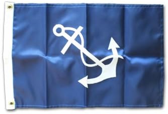 Flagline Port Captain - 12" x 18" Nautical Officer Flag