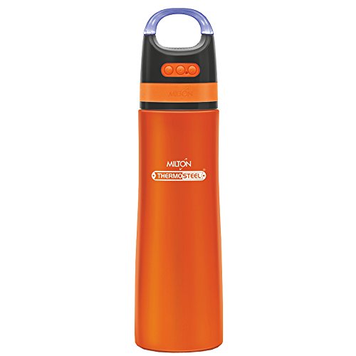 Image of Milton Boom 900 Stainless Steel Bottle with Wireless Bluetooth Speaker, 700 ml, Orange