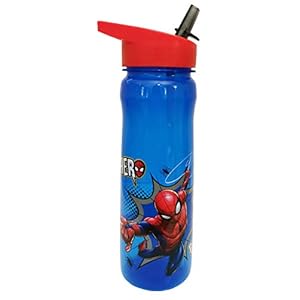 MARVEL 1325 1698 Spider-Man Hero Reusable Water Bottle, polypropylene, Blue and red, 600ml