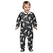 Emelivor Feathers Black Newborn Baby One-Piece Sleepers Infant Footed Pjs with Zipper for Boys Girls Kids