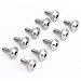 6 Pcs M5 x 16.5mm Motorcycle Fairing Bolts Seat Bolt Body Shell Stainless Steel Fairing Screws Kits for Suzuki GSXR600 GSXR750 GSXR1000 GSX1300R GSR600 GSR750 SV650
