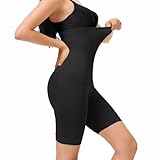 KSKshape Bauchweg Unterhose Damen Hohe Taille Shapewear Miederhose Unterwäsche Bauchkontrolle Höschen Body Shaper Miederpant Shaping Shorts,Schwarz,M/L