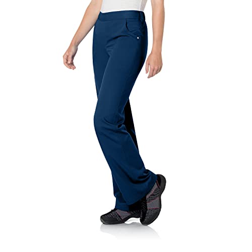Landau Urbane Ultimate Scrub Pants For Women: Modern Tailored Fit, Luxe Soft Stretch Fabric, 50/50 Waist, Medical Scrubs 9300, Xx-Large Navy #TOP8