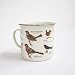 Gift Republic Garden Birds Enamel Mug, Multicolor