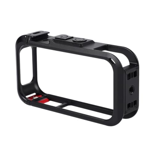 for Insta360 X6�J�����P�[�W �g���t���[�� �A���~�j�E�������� �ی�P�[�X �c���؂�ւ� �R�[���h�V���[�O���[�u��1/4�l�W���t�� �O�r�A���B�_�Ή� �ϋv�� �X�|�[�c�J�����A�N�Z�T���[ [���s�A���i]