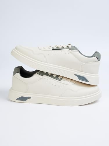 Image of Max Mens Men Perforations Lace Up Sneakers Sneakers
