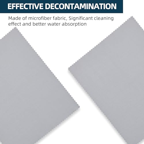 Aimi 12 Pack Assorted Colors Microfiber Cleaning Cloths - 6 Inch X 7 Inch Microfiber Glasses Cloth - Great For Cleaning Eyeglasses thumb #5