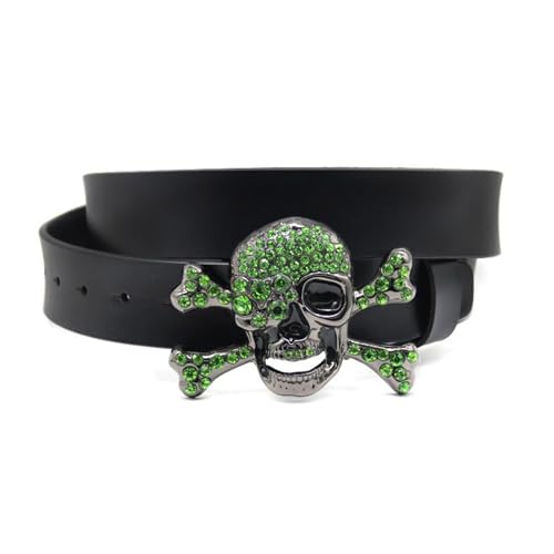 Ceinture de taille tête de mort pour ajuster jean et robe large