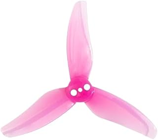 Piezas de reemplazo de drones de 2.5x1.2x3mm RC FPV compatibles con drones de 2.5 "(4PAIRS PINK)
