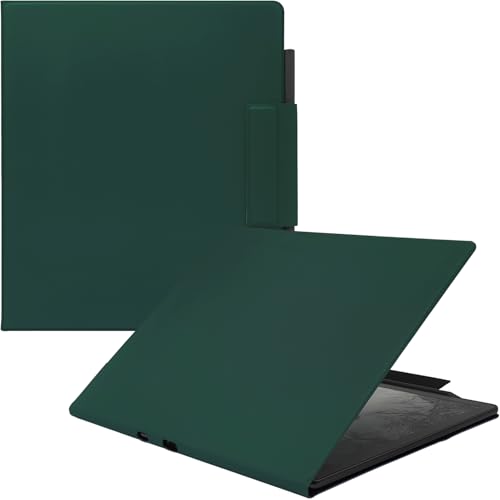 GOVTVA Magnetic Stand Case for Kindle Scribe - Ultra-Thin Leather Cover Auto Sleep/Wake Book Folio Cover with Magnetic Pen Buckle for 10.2 Inch Kindle Scribe (2022/2024 Release) (Green)