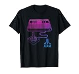 Ripple Junction x Atari Neon 80’s Console Pink & Blue Design T-Shirt