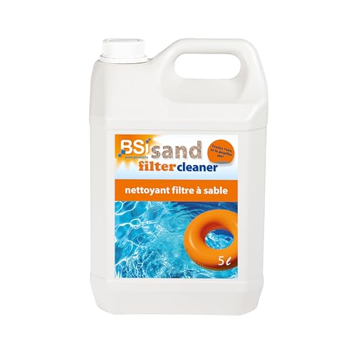 BSI - Nettoyant - Sand Filter Cleaner - Liquide - Pour Filtres A Sable Et Terre De Diatomées - Piscine - 5l