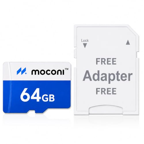 Image of Memory Card with SD Adapter, Grade U-3 /A1 /V30 Class 10, Up to 70 Mbps Reading & 150 Mbps Writing Speed with High Performance of Data Transfer (64, GB) (64, GB)
